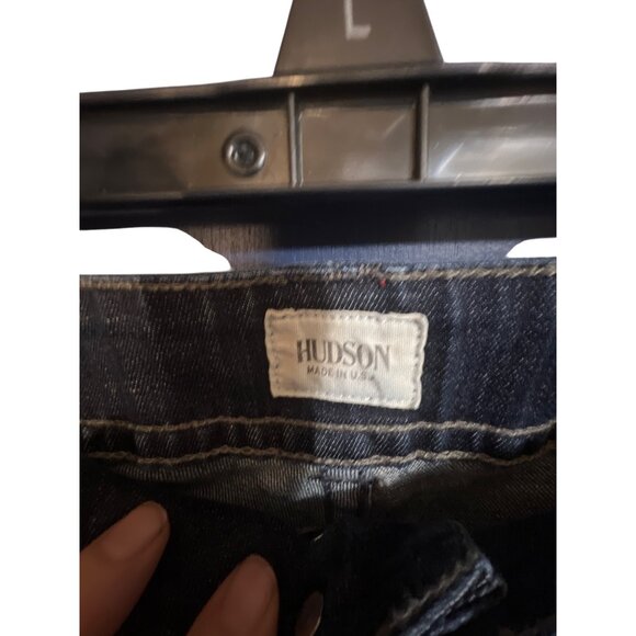 Hudson Womens Bootcut Jeans Size 29 Made In USA Dark Wash Denim - Picture 3 of 7